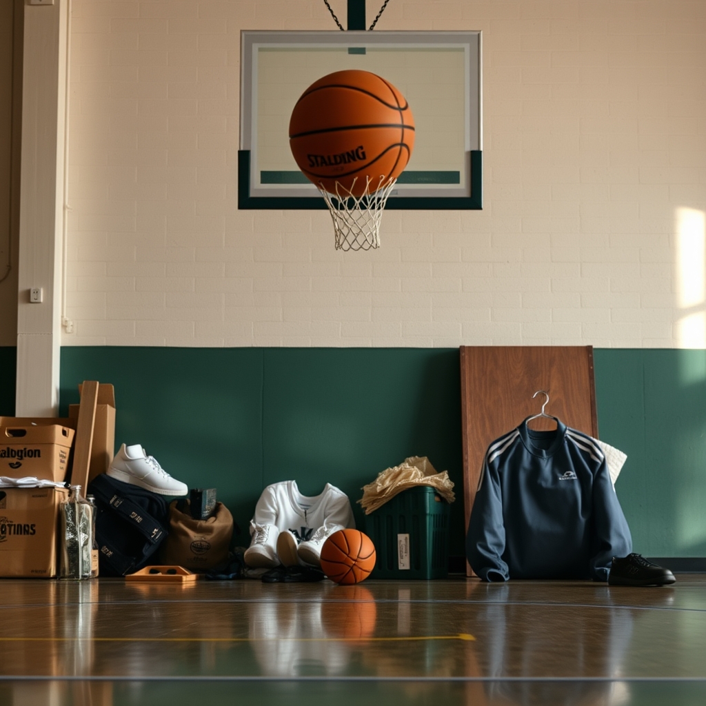 Hidden Ridge Basketball basketball training in a fictional team practice setting